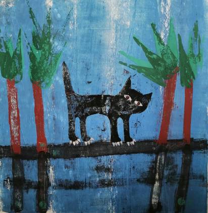 Бельчик у воды