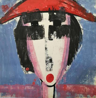 Портрет в красной шляпе